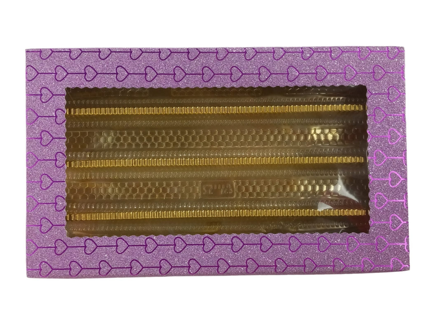 Fancy Decorative Design of Empty Sweet Boxes (Purple) - 1 Kg
