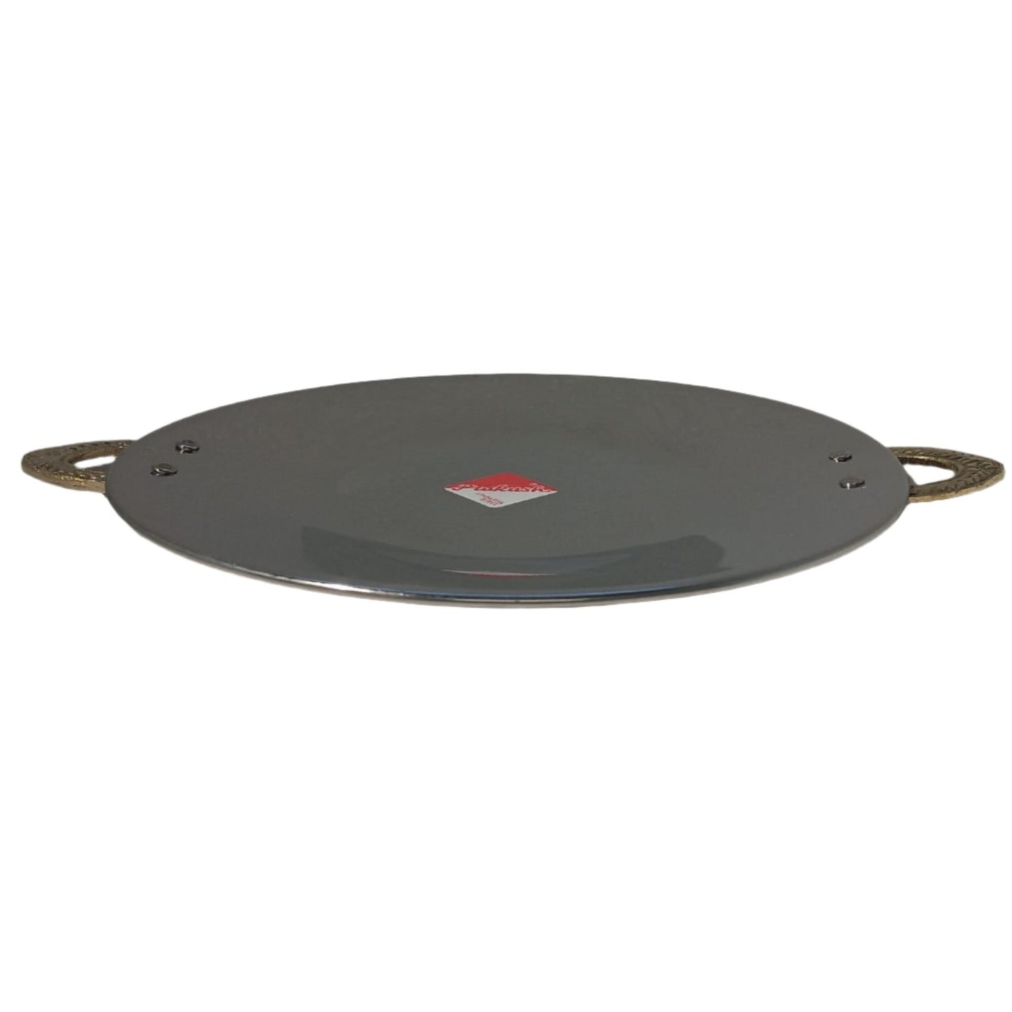 Copper Stainless Steel Tawa for Serving Ware (Plain) - 2 Sizes