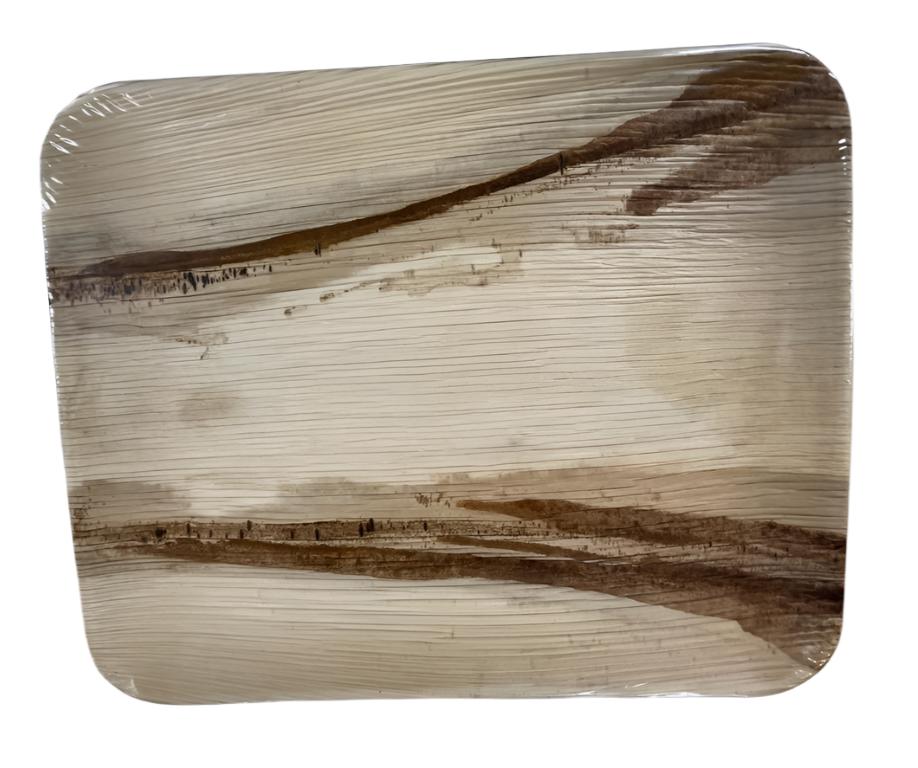 Eco-Friendly Disposable Rec. Plates - 12 x 10" (Pack of 25 Pcs)