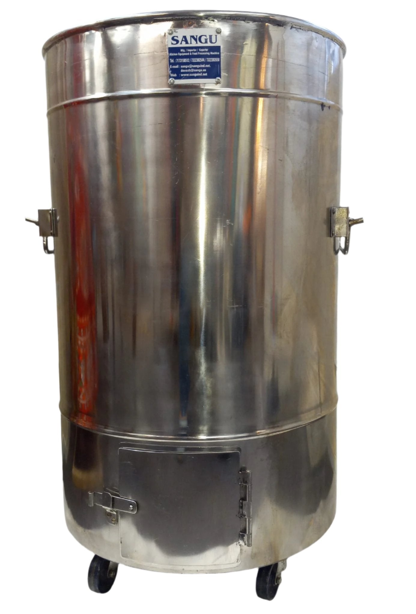 Portable Stainless Steel Drum Tandoor for Catering / Home