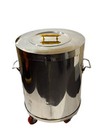 Portable Small Stainless Steel Round Baby Tandoor for Home - 18"
