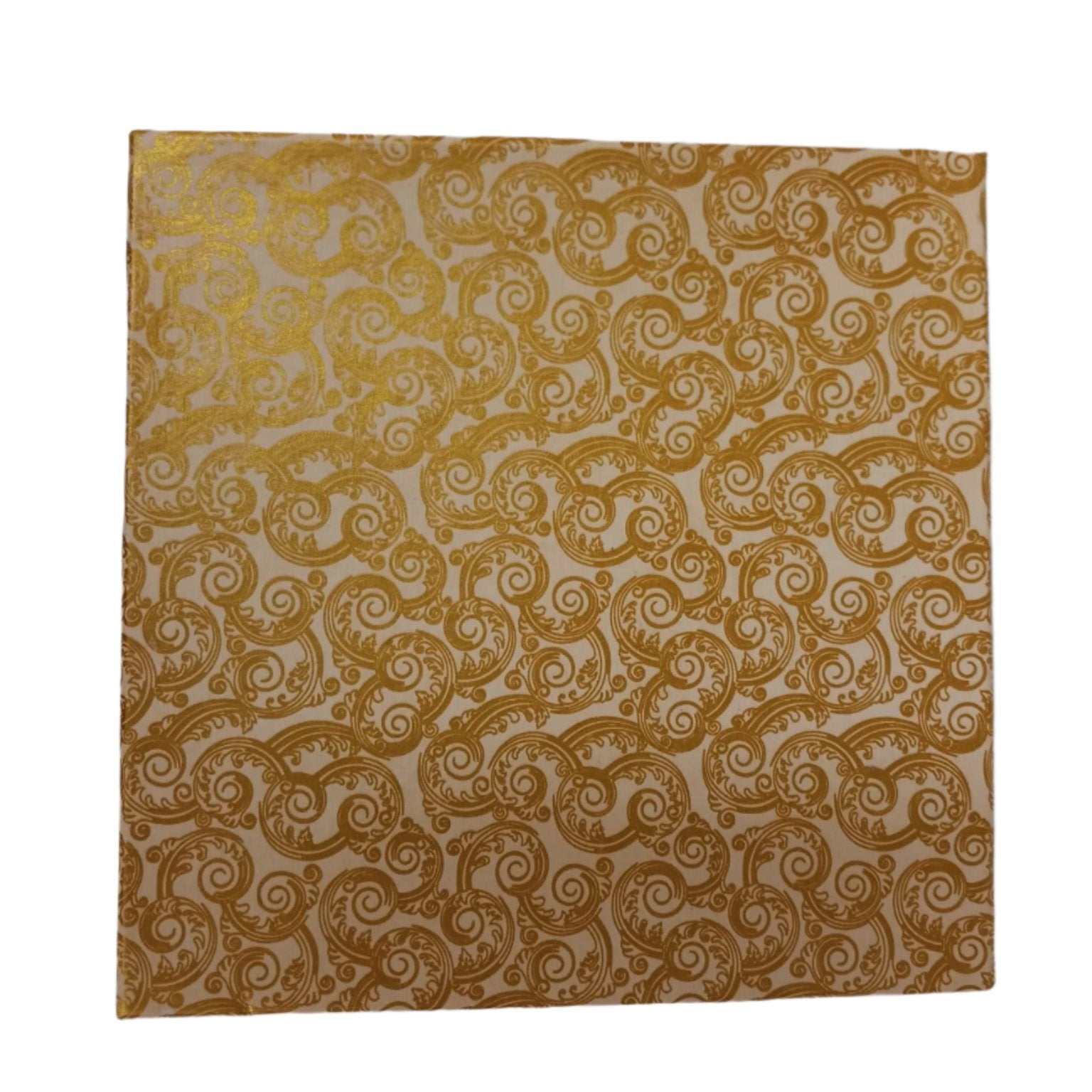 Beautiful Decorative Empty Sweet Boxes with Gold Leaf Pattern - 1/2 Kg