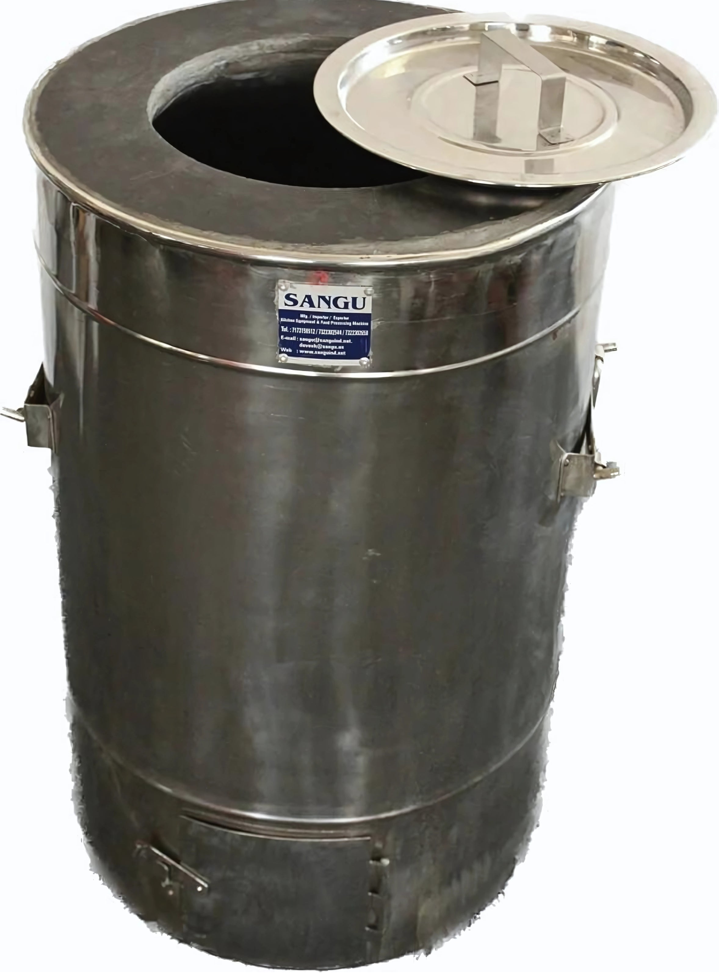 Portable Stainless Steel Drum Tandoor for Catering / Home