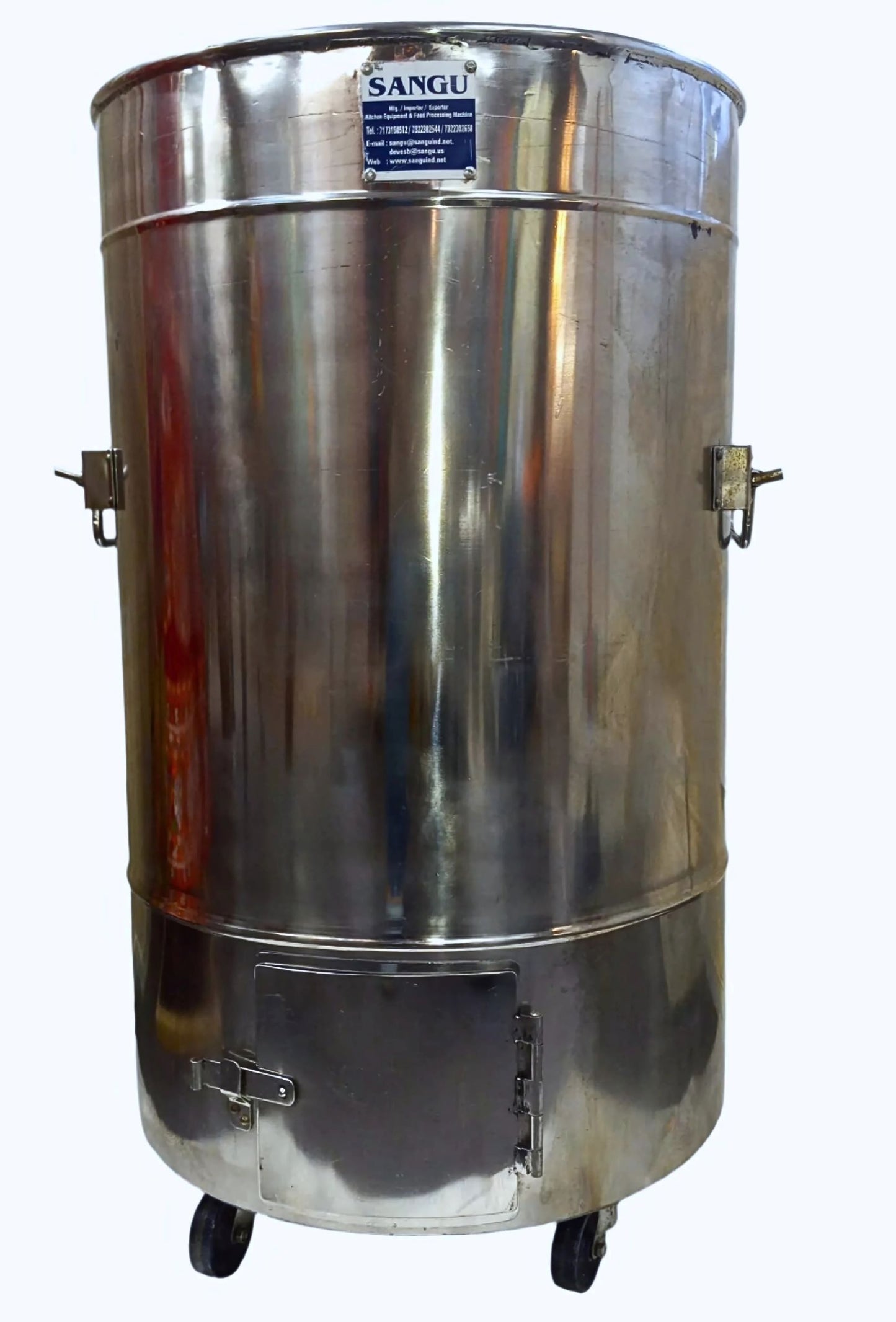 Portable Stainless Steel Drum Tandoor for Catering / Home