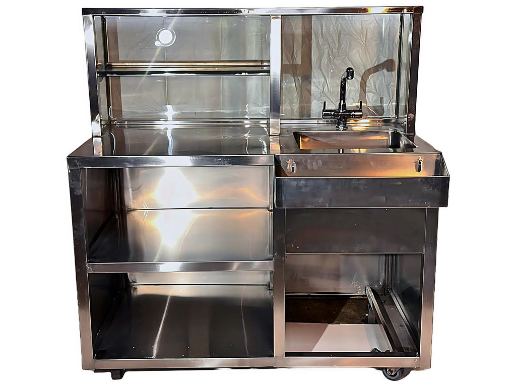 S.S. Juice Counter with Sink