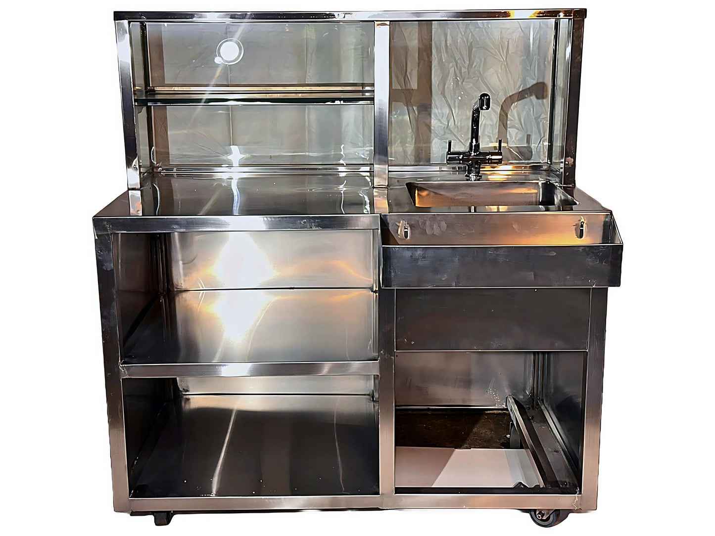 S.S. Juice Counter with Sink