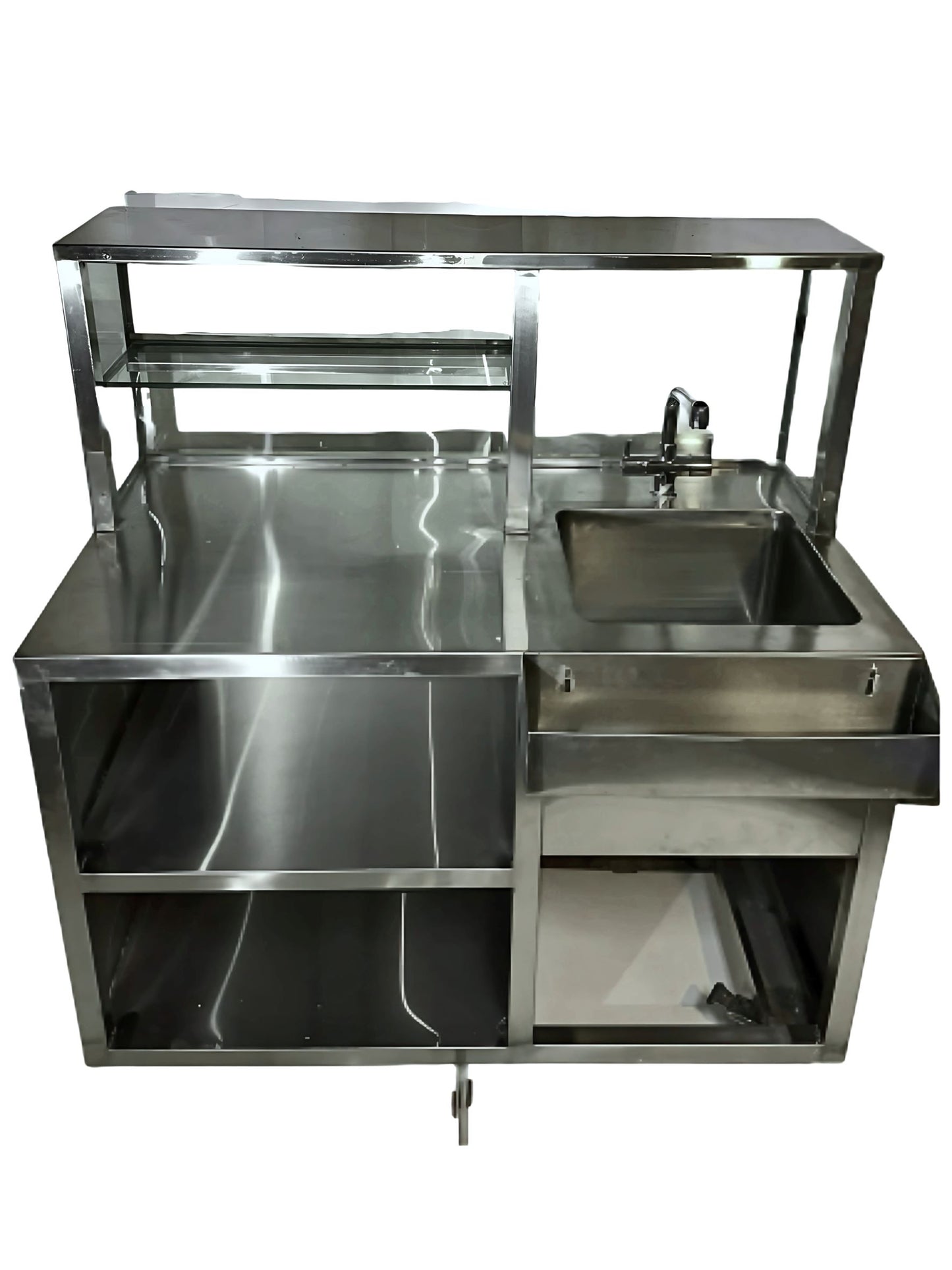 S.S. Juice Counter with Sink