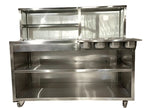 Commercial Stainless Steel Tikki Counter With Tawa & GN Pan