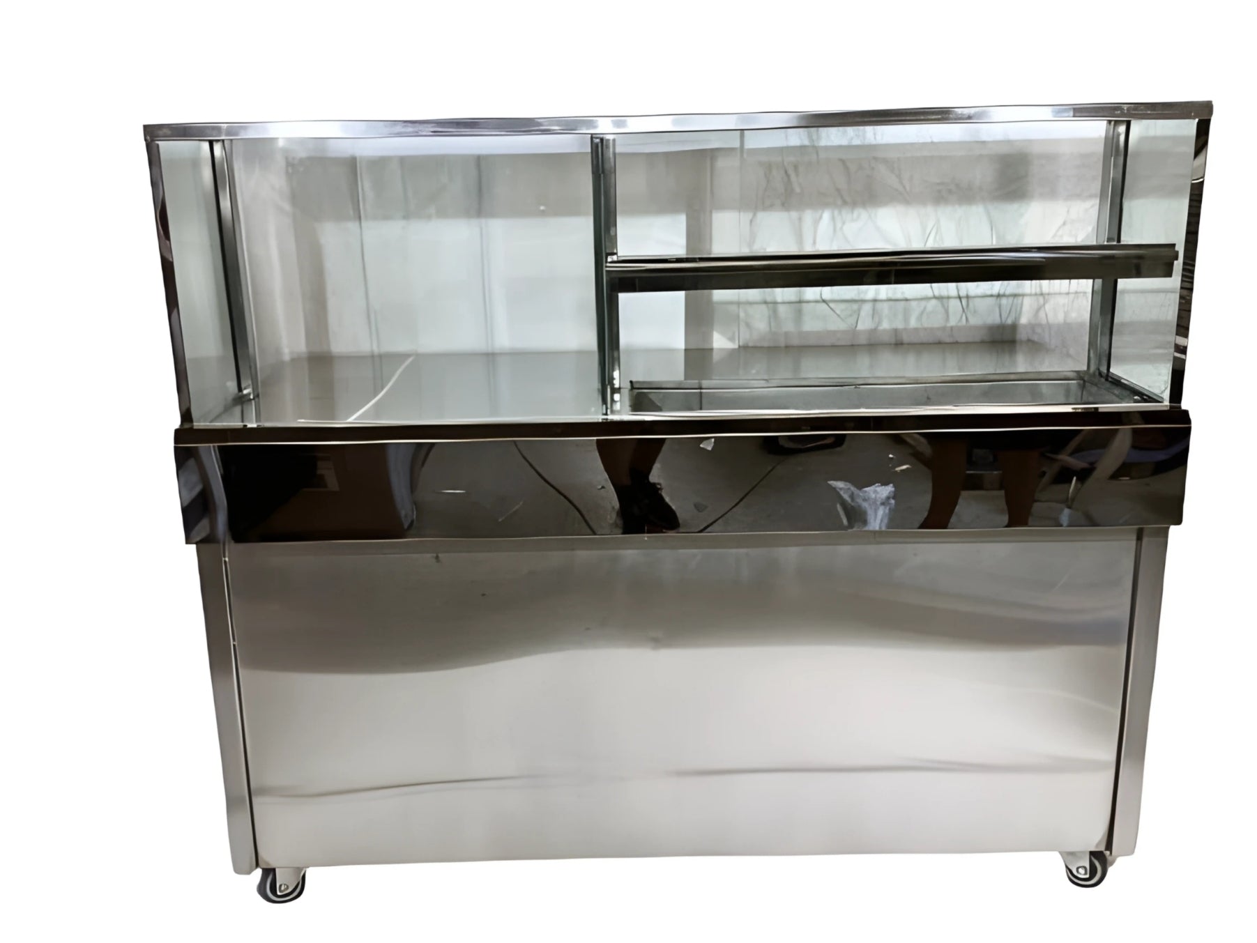 Commercial Stainless Steel Tikki Counter With Tawa & GN Pan