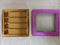 Fancy Decorative Design Square Empty Sweet Boxes (Purple) - 1/2 Kg