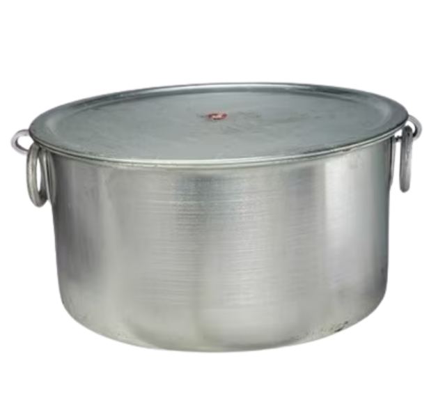 Aluminium Tapala  Patila / Pot W/ Lid - No  40 - 55 Liter