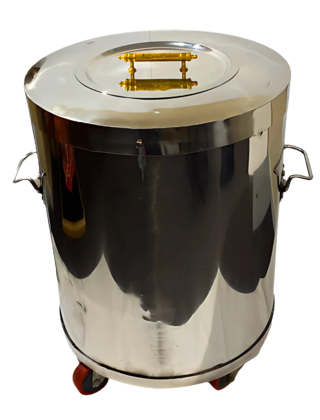 Portable Small Stainless Steel Round Baby Tandoor for Home - 18"