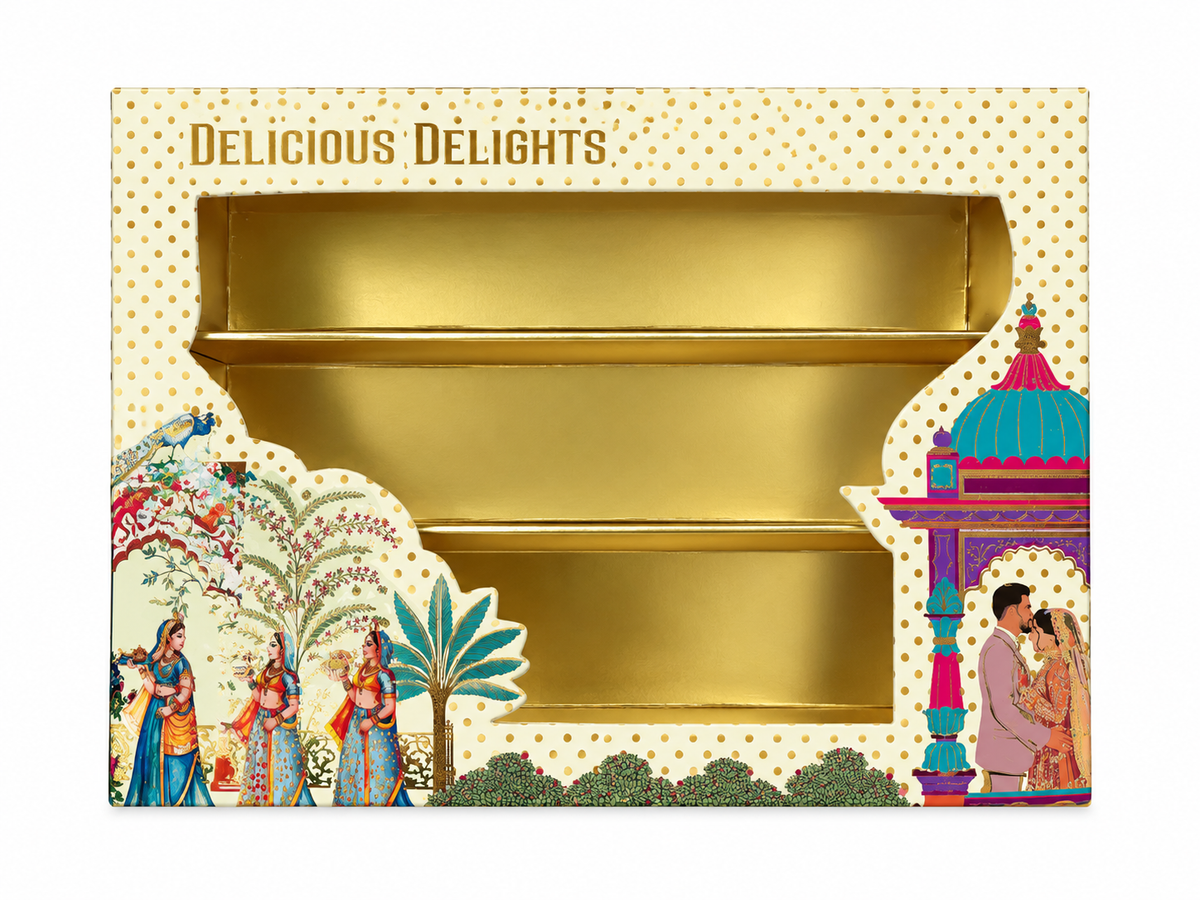 Royal Wedding Celebration Designer Sweet Box – ½ Kg