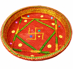 Red Bandhani Chhab