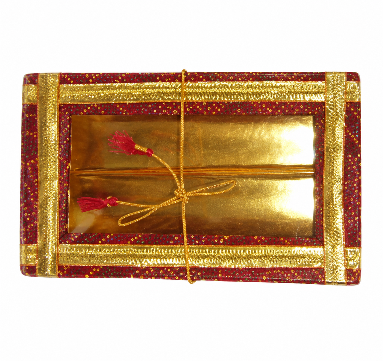 Red Bandhani Sweet Box 250 Grams