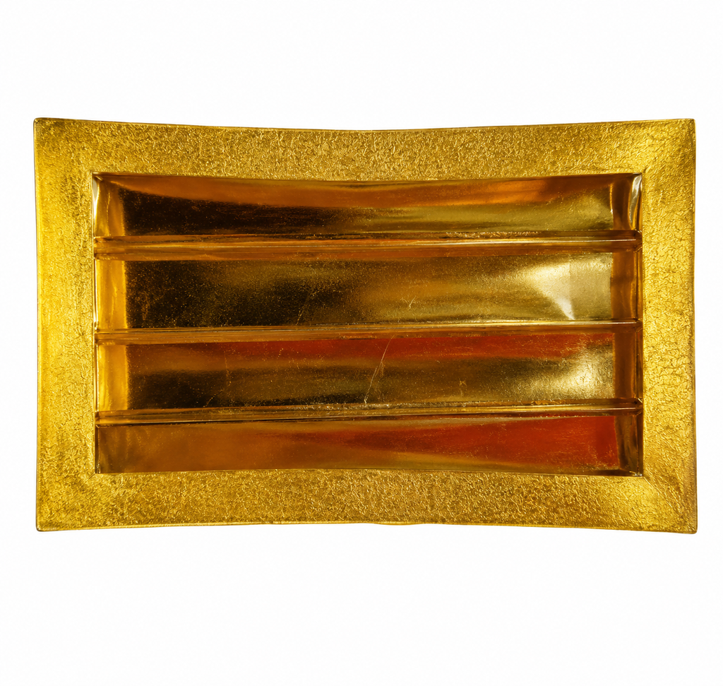Fancy Decorative Design of Empty Sweet Boxes (Golden) - 1 Kg