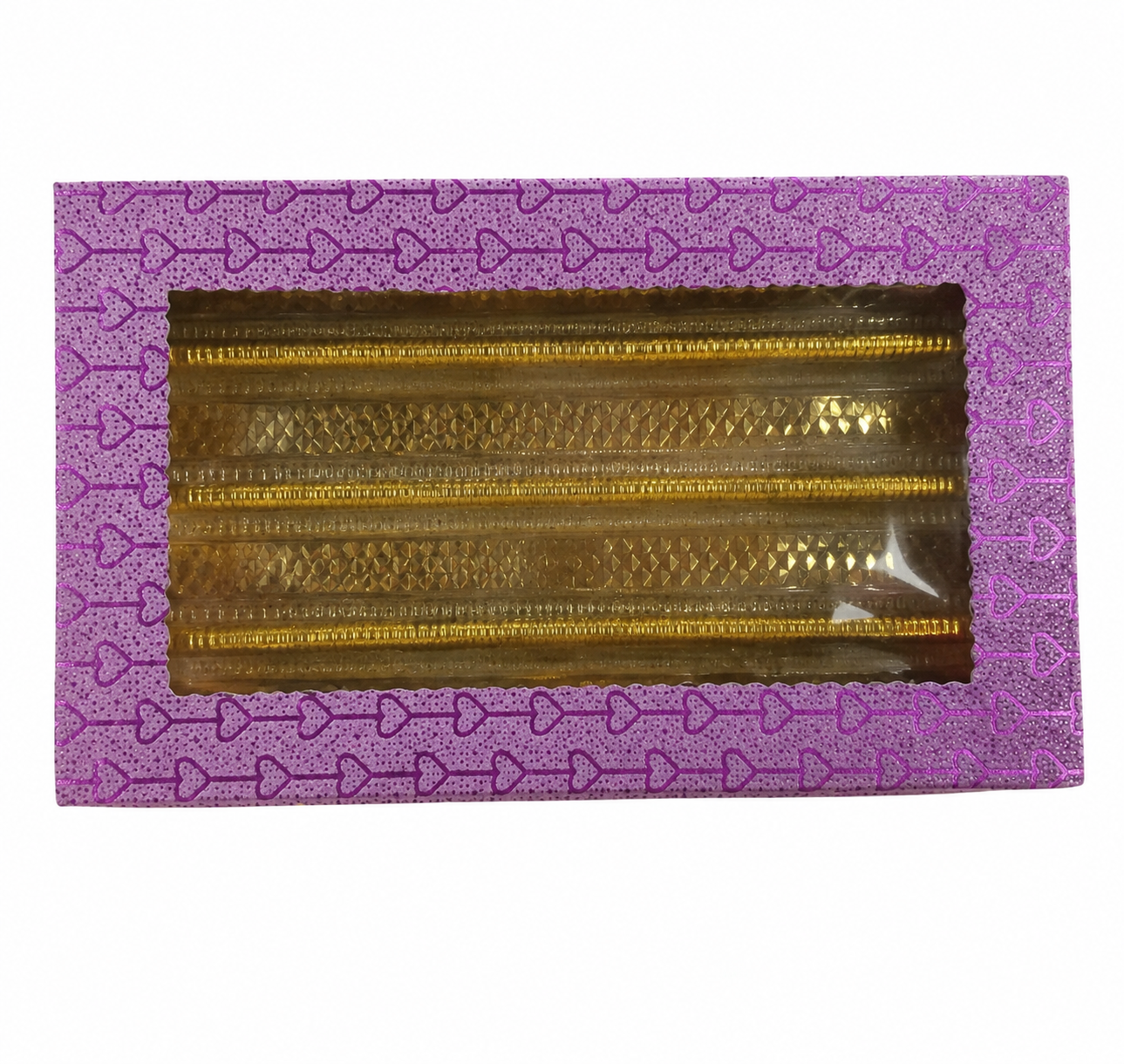 Fancy Decorative Design of Empty Sweet Boxes (Purple) - 1 Kg