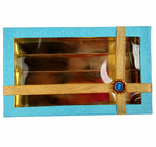 Fancy Decorative Design of Empty Sweet Boxes (Light Blue) - 1 Kg