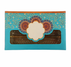 Fancy Design Empty Sweet Boxes (Blue - 3 Patition) - 1/2 Kg