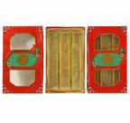 Fancy Design Empty Sweet Boxes (Red - 3 Patition) - 1/2 Kg