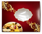Fancy Design Brown Empty Sweet Folding Box - 500 Gm