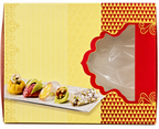 Red & Yellow Empty  Sweet Folding Box -1 Kg
