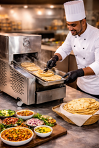 Semi Compact Automatic Chapati Making Machine