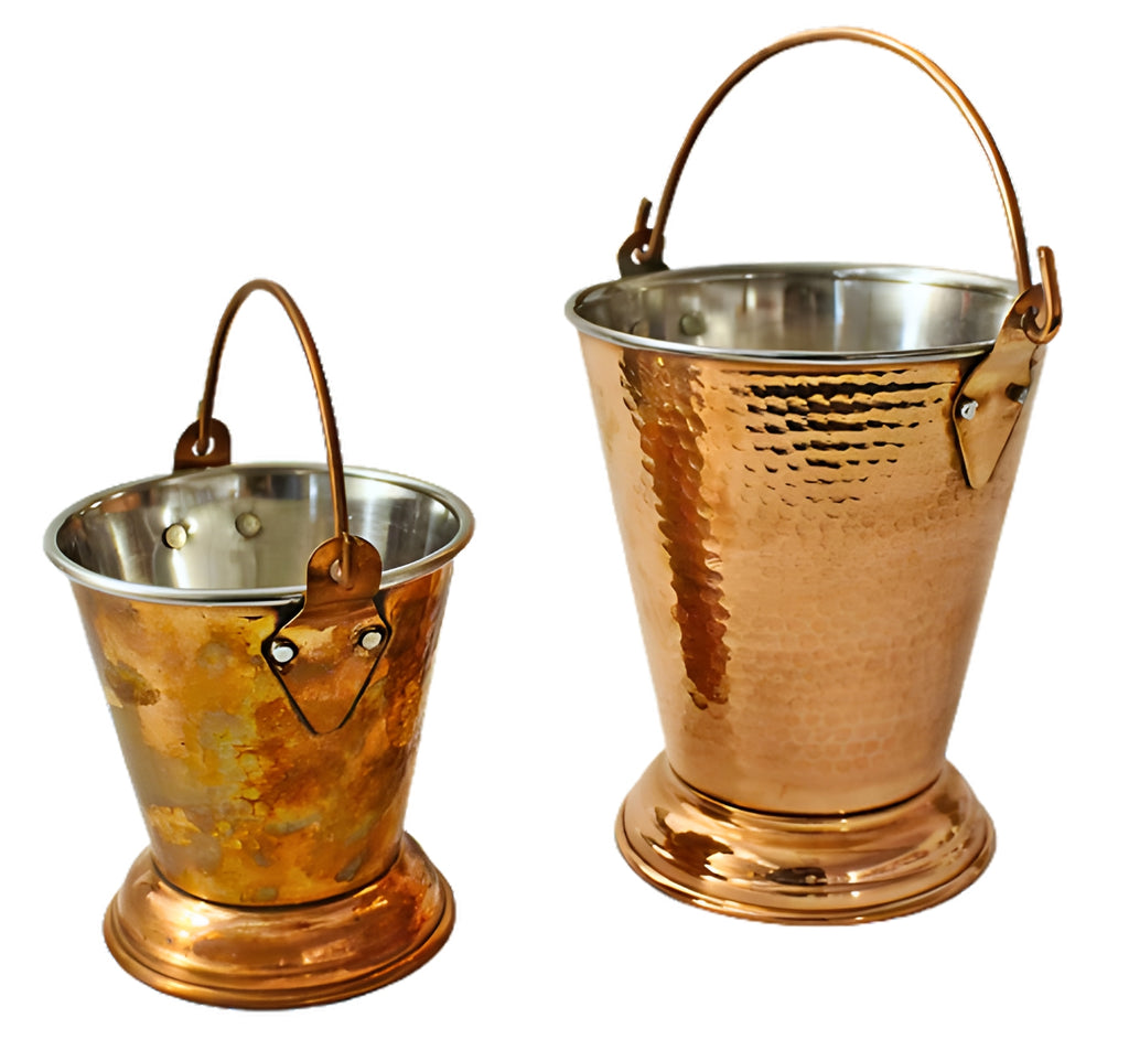 Copper Hammered Bucket (2 Sizes)