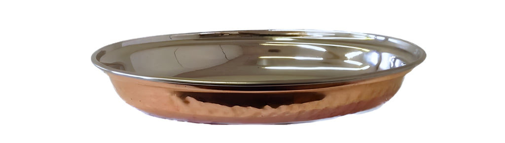 Copper Hammered Oval Dish (3 Sizes)