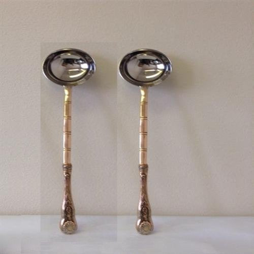 Copper / Stainless Steel Round Head Serving Spoon