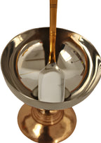 Copper & Stainless Steel Ice Cream Bowl with Spoon