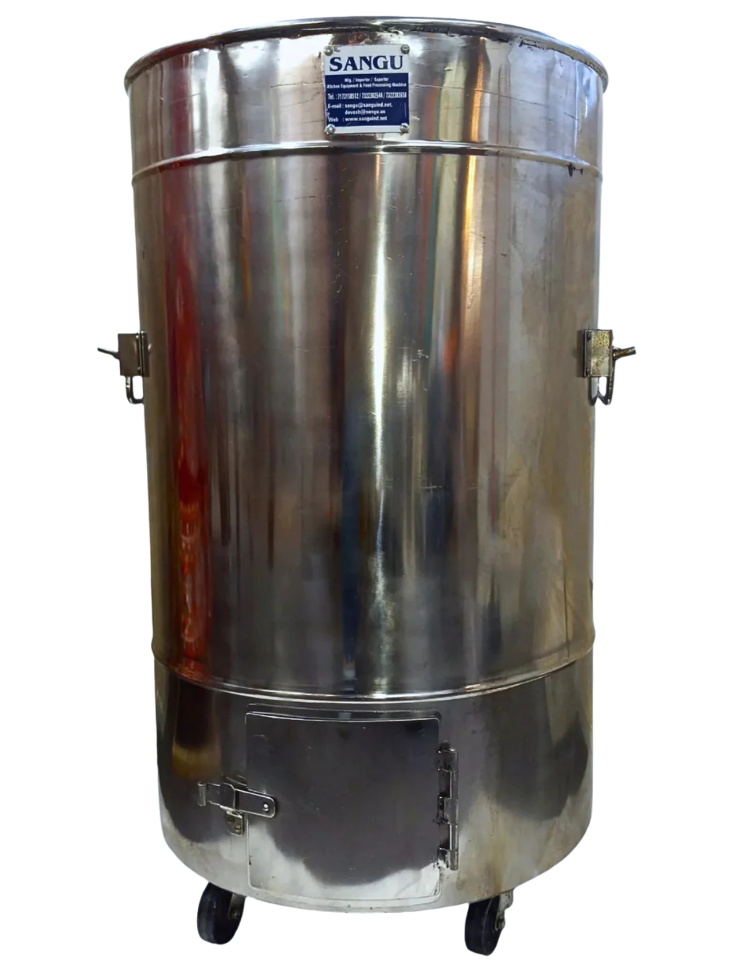 Portable Stainless Steel Drum Tandoor for Catering / Home