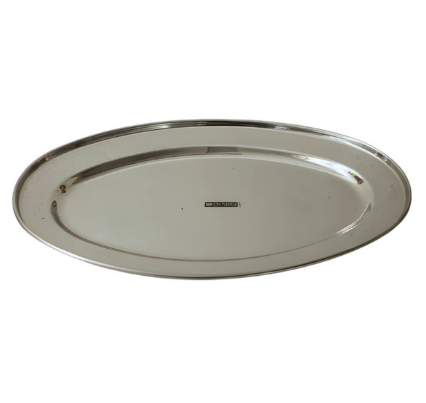 Stainless Steel Hammered Oval Dish (3 Sizes)