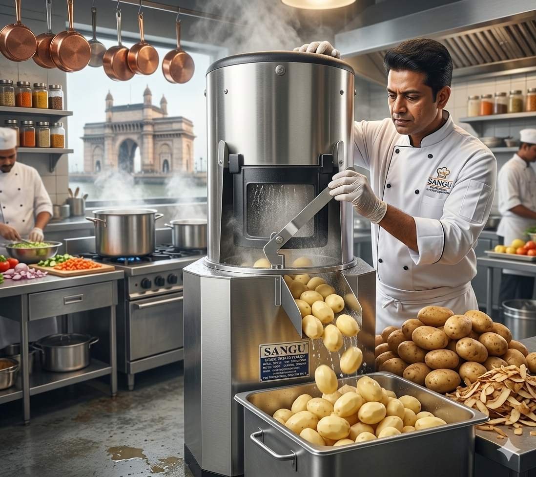 Commercial Grade Potato Peeler Machine