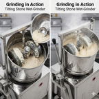 Commercial Steel Tilting Stone Wet-Grinder for Restaurants & Catering - 10 Liter