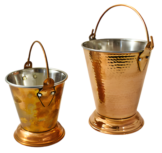 Copper Hammered Bucket (2 Sizes)
