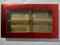 Empty DryFruit Boxes in Rectangle Shape - 4 Compartment (Red) - 12 x 7