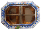 Empty DryFruit Boxes in Octagon Shape - 4 Compartment (300Gms) - 10 x 7"