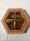 Empty DryFruit Boxes in Hexagon Shape - 4 Compartment (200Gms) - 8x8"