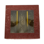 Fancy Design Sweets Boxes in Shimmer Pink W/ Window - 1/4 Kg