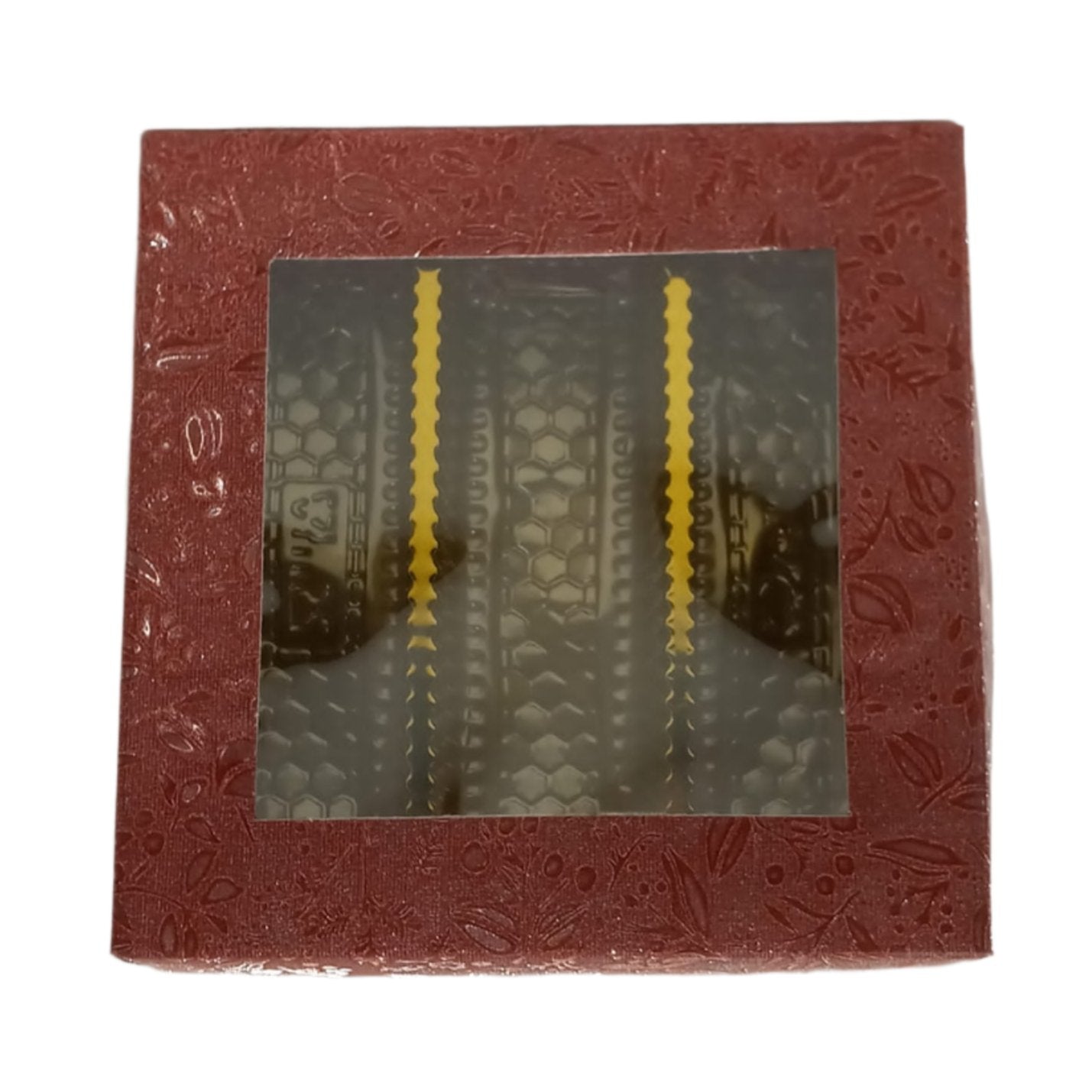 Fancy Design Sweets Boxes in Shimmer Pink W/ Window - 1/4 Kg