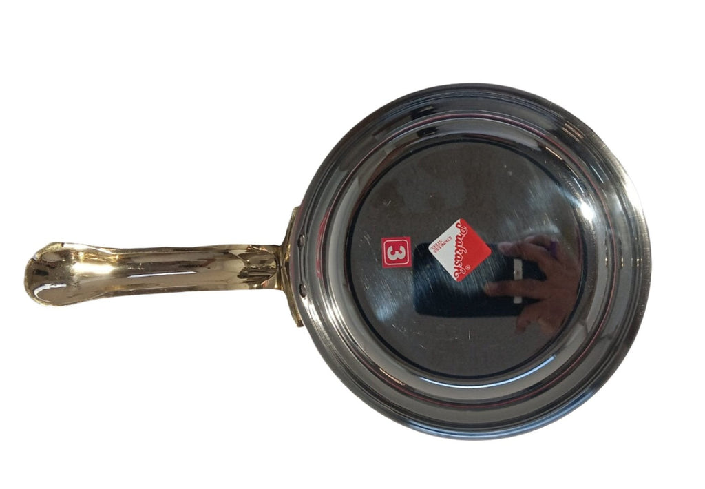 Copper Stainless Steel Mini Fry Pan Serving ware (Plain) - 2 Sizes