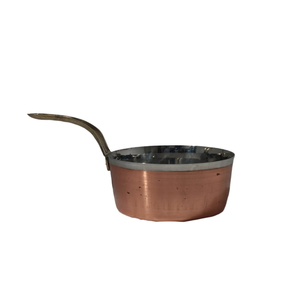 Copper Stainless Steel Mini Saucepan Serving Ware (Plain) - 2 Sizes