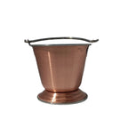 Copper Stainless Steel Bucket (Balti) Serving Ware (Plain) - 2 Sizes