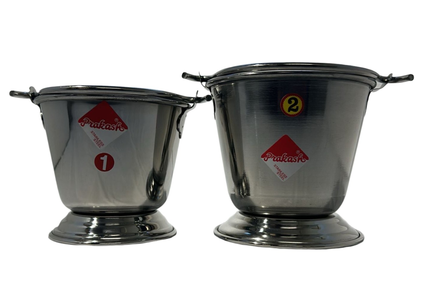 Stainless Steel  Bucket  Plain ( 2 Sizes)  serving ware