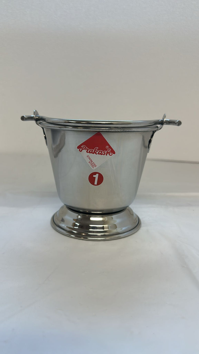 Stainless Steel  Bucket  Plain ( 2 Sizes)  serving ware
