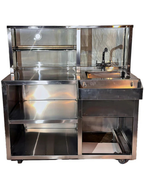 S.S. Juice Counter with Sink