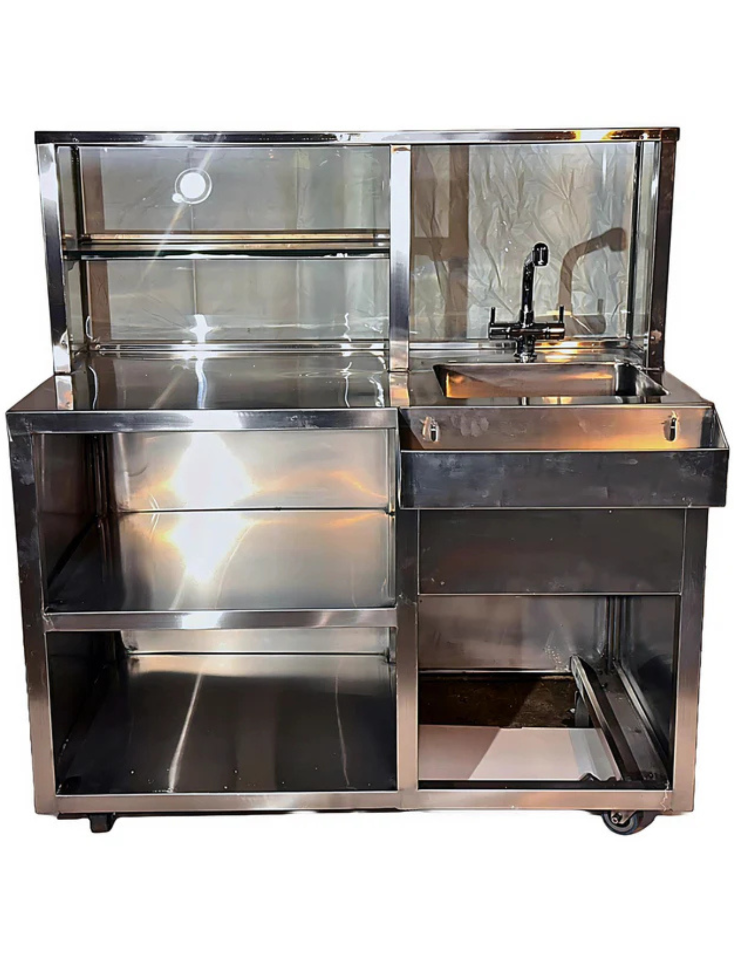 S.S. Juice Counter with Sink