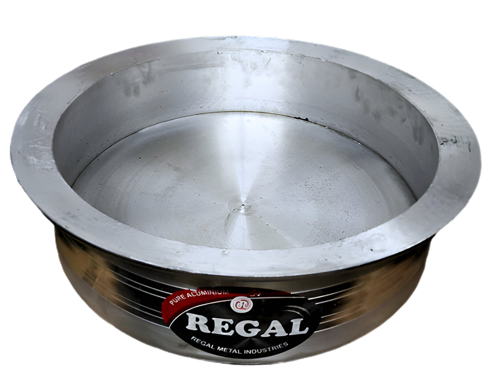 Aluminum Heavy Duty Biryani Cooking Lagan/Lagdi -w/Lid - No. 17