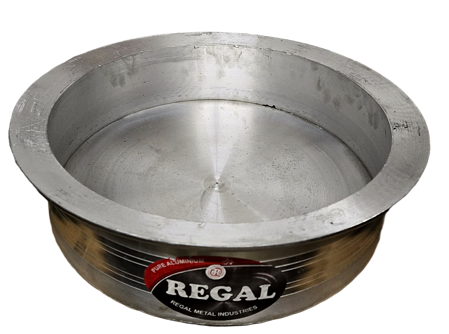 Large Alu. Heavy Duty Biryani Cooking Lagan/Lagdi -w/Lid -18.75 - 29.25"